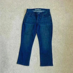 Old navy the sweetheart blue capri cropped jeans in size 0